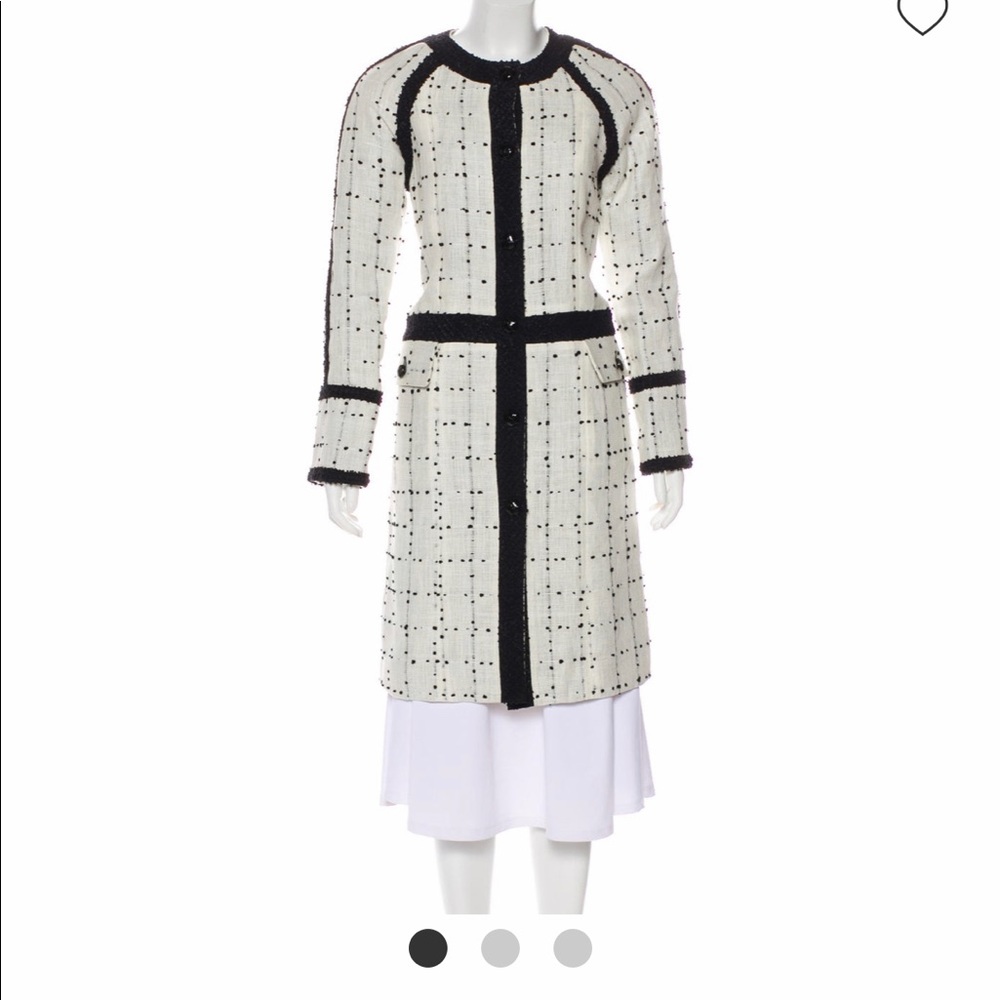 Proenza Schouler Linen Boucle Coat